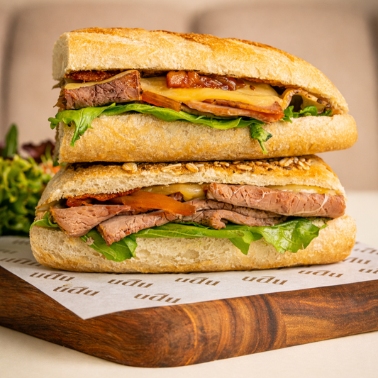 Roast Beef Baguette (White Bread)