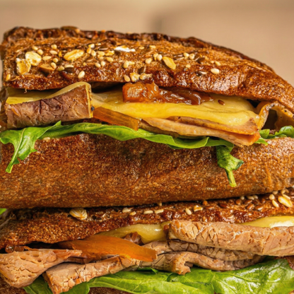 Roast Beef Baguette (Brown Bread)